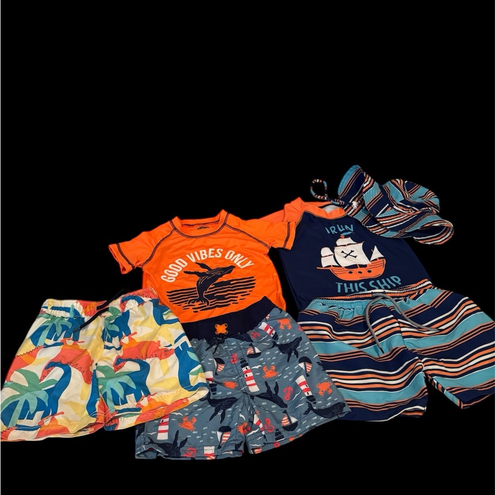 Bundle of Multicolor boy’s Swim suits